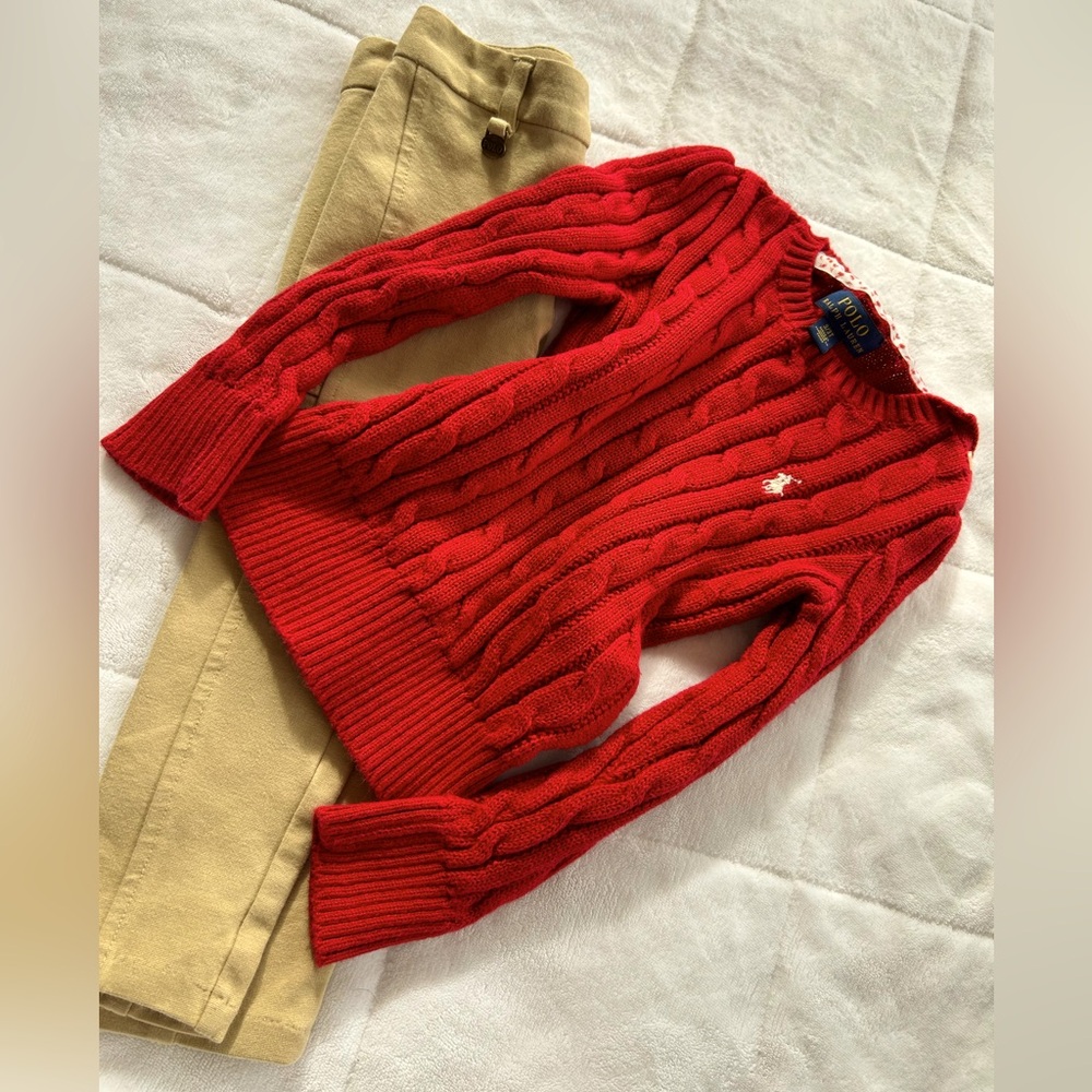 Polo Ralph Lauren sweater and pants